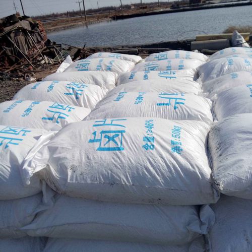 氯(lv)化鎂(mei)滷片(pian)髮貨(huo)現(xian)場(chang)